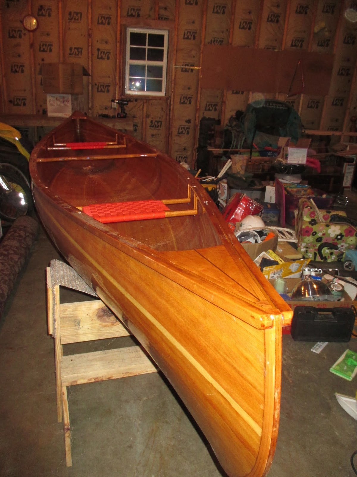 Backyard Excursions Canoe Building Installing the Seats and Thwart