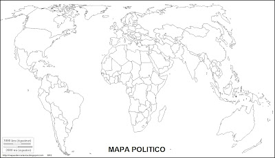 Mapa mudo, mapa politico, mapamundi 
