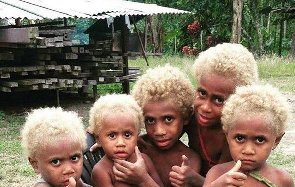 Mind-Blowing Pictures Of Melanesians, The Only Natural Black Blondes On Earth