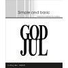 Simple and Basic GOD JUL Die