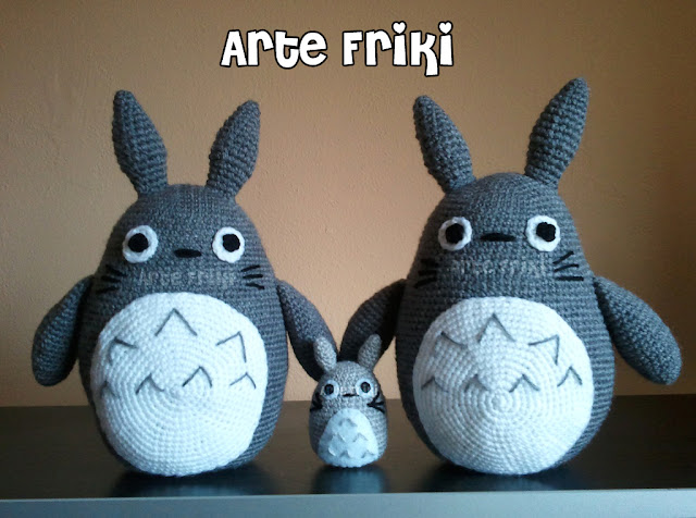 Totoro amigurumi crochet ganchillo doll muñeco peluche plush