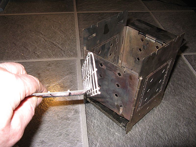 Teddy Tour Teas Folding Firebox stove mods.
