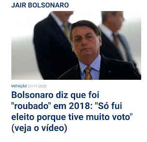 ELEIÇÕES 2022 URNAS ELETRONICAS BRASIL,Bolsonaro Diz que Foi "Roubado" Em 2018: