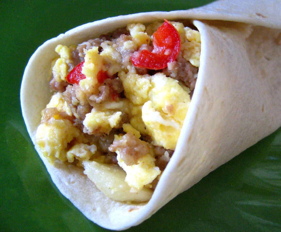 My Homemade Life California Style BREAKFAST BURRITO