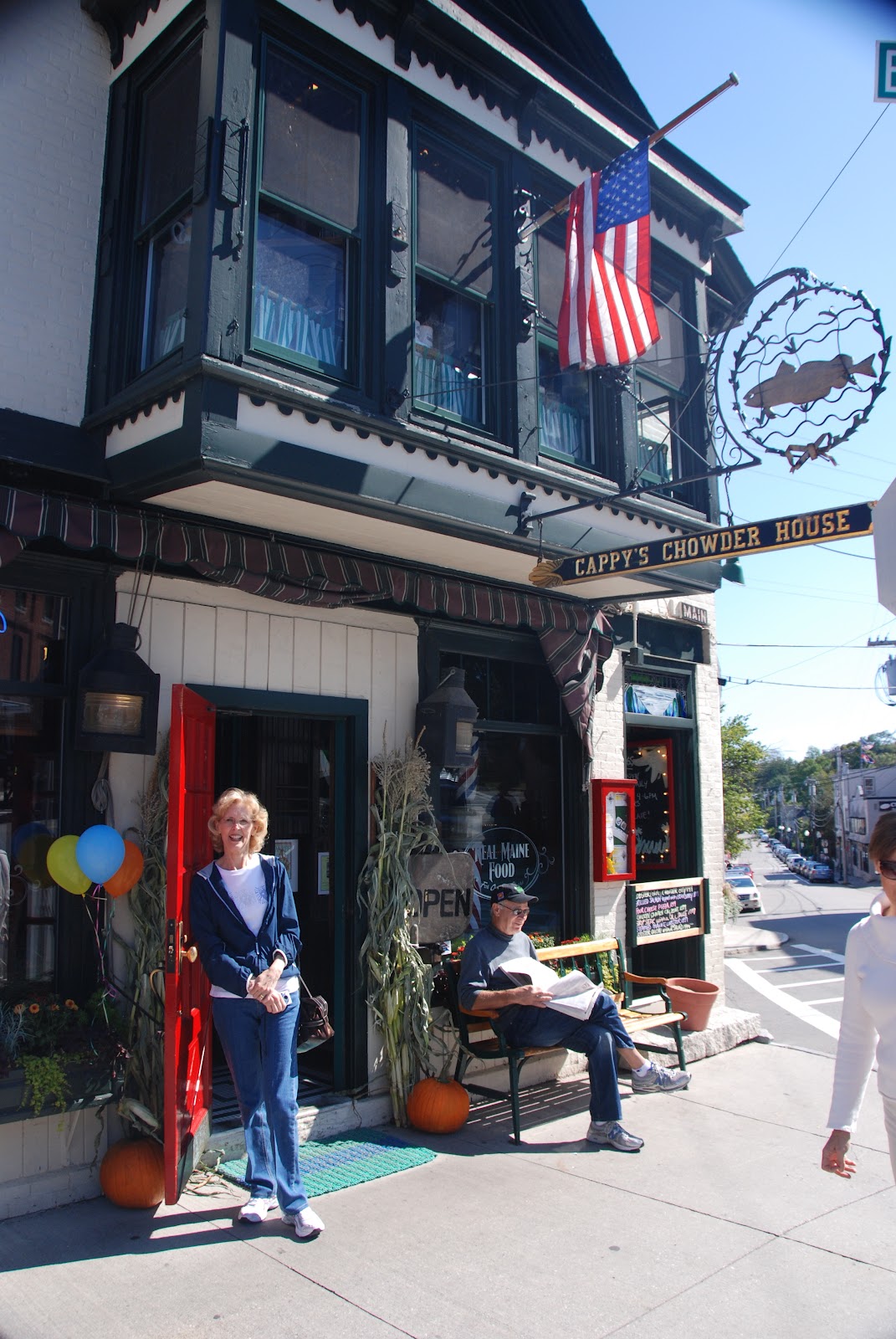 Backwater Gourmet, Hole In The Wall Places Cappy's Chowder House, Camden, Maine "DIAMOND