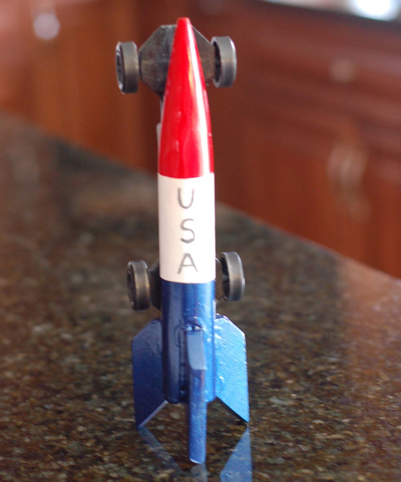 The Mango Boys and Me Pine Wood Derby Winner (and a card...)