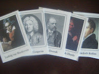 image of Composer Cards for Musical Minute to Win It Piano Lesson Game