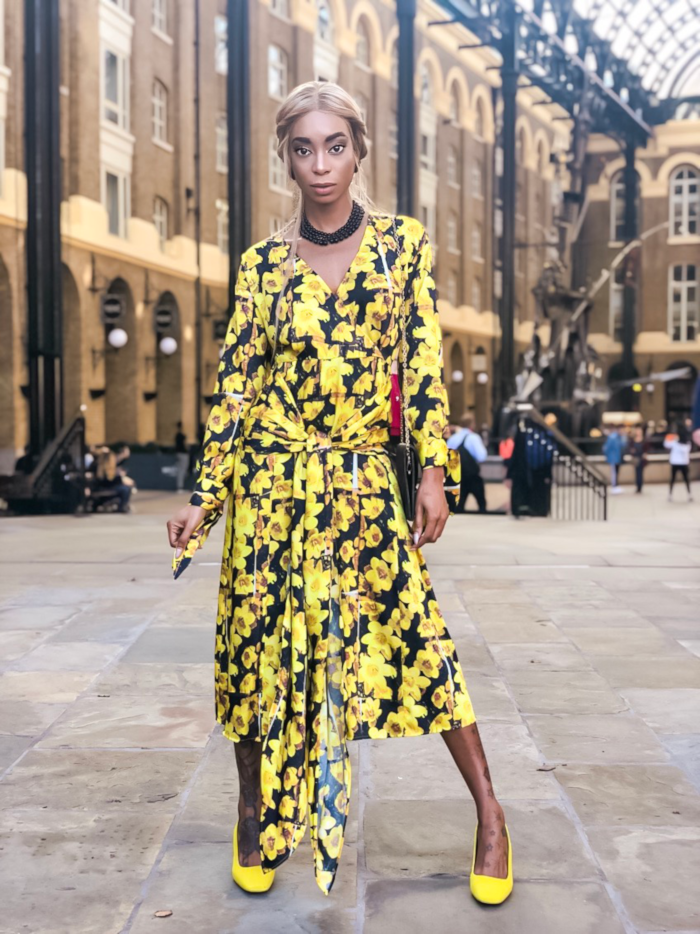 The Buttercup Wrap Floral Dress SoSlim.me