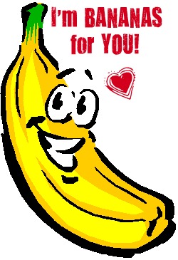 I am BANANAS over you, Valentine ~ Banana Chocolate Malt Shake with