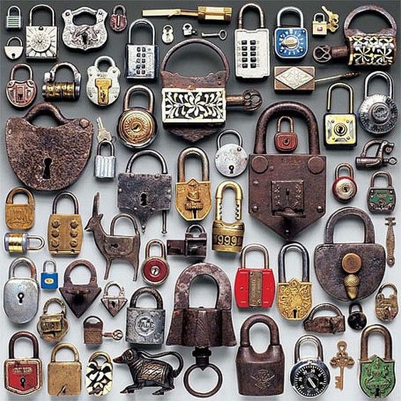 My Paisley World Collections Unusual Vintage Padlocks