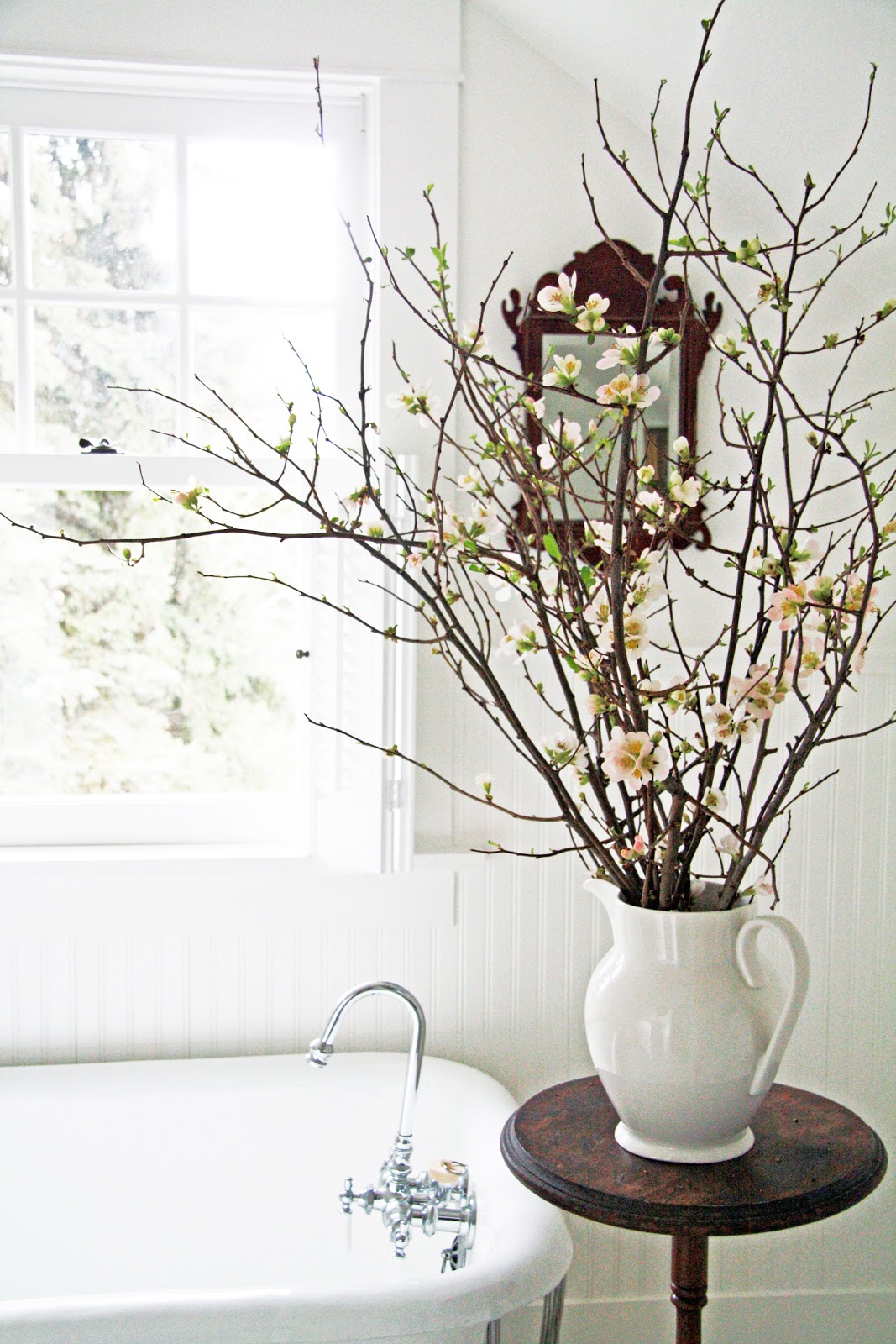 flowering branches as decor | Maureen Stevens