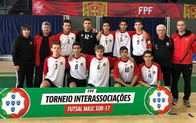 AF Beja » Seleção Distrital Sub17 futsal termina Interassociações em último!