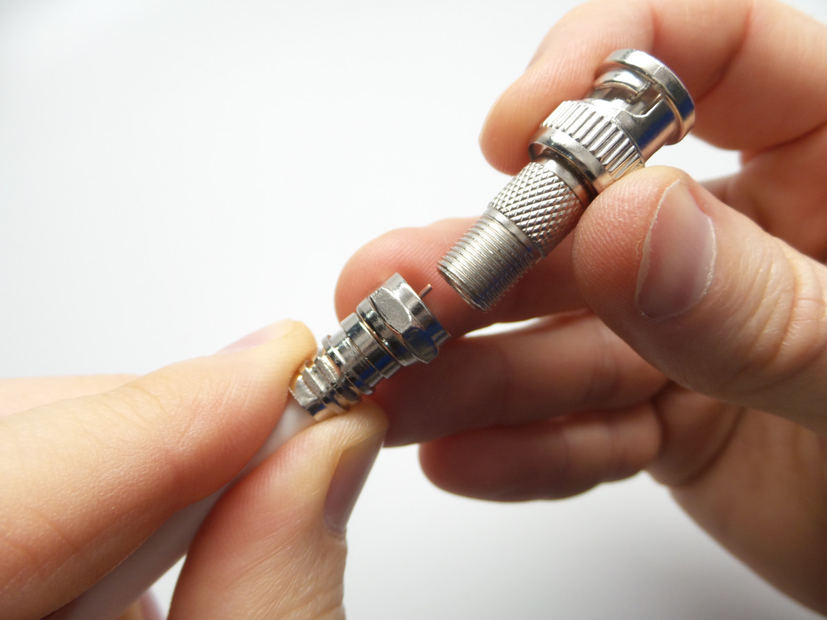 How to Attach a Crimpon F Connector to RG6 Coaxial Cable
