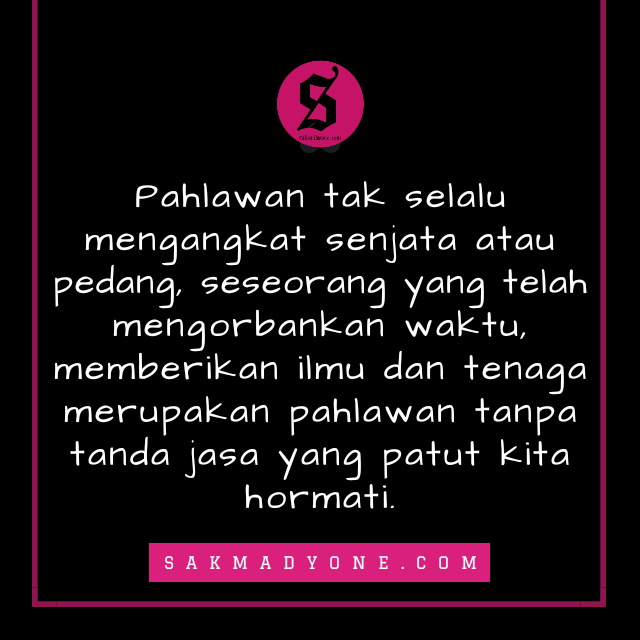 Menyentuh Hati Puisi Tentang Hari Guru Nasional