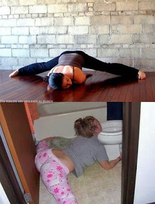 Trend Sportart für Säufer - Klo Yoga lustig - Funsport saufen Trend Sportart für Säufer - Klo Yoga lustig - Funsport saufen