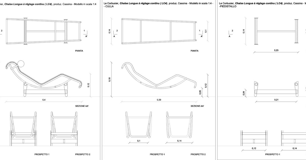 Meuble Cuisine Dimension Chaise Longue Dwg