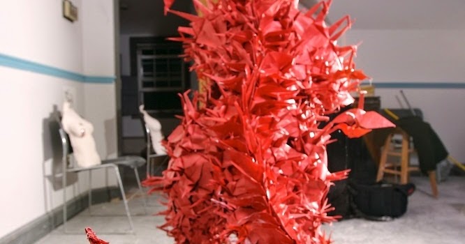 Have Paper Will Travel Origami Crane Godzilla