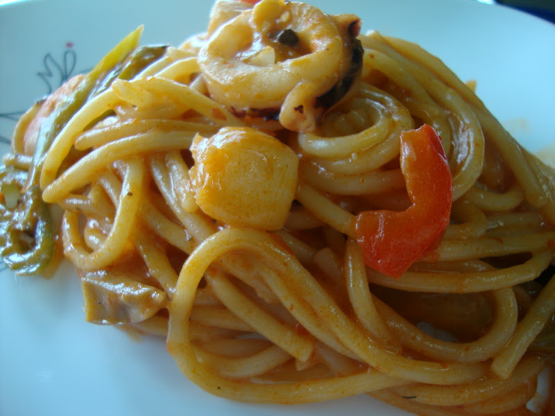 ~ "Aeinio REALitinya DI sini" ~: Spaghetti seafood 