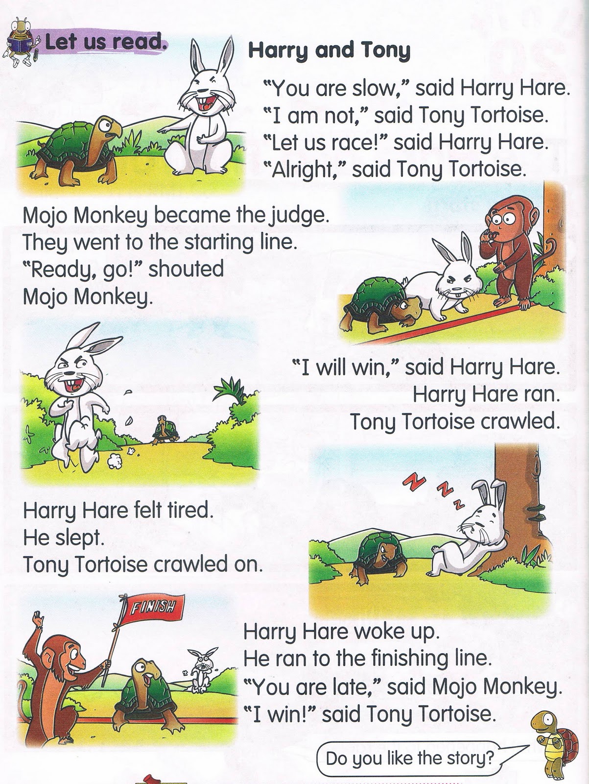 Unit 20 The Hare And The Tortoise  English Year 1-9488