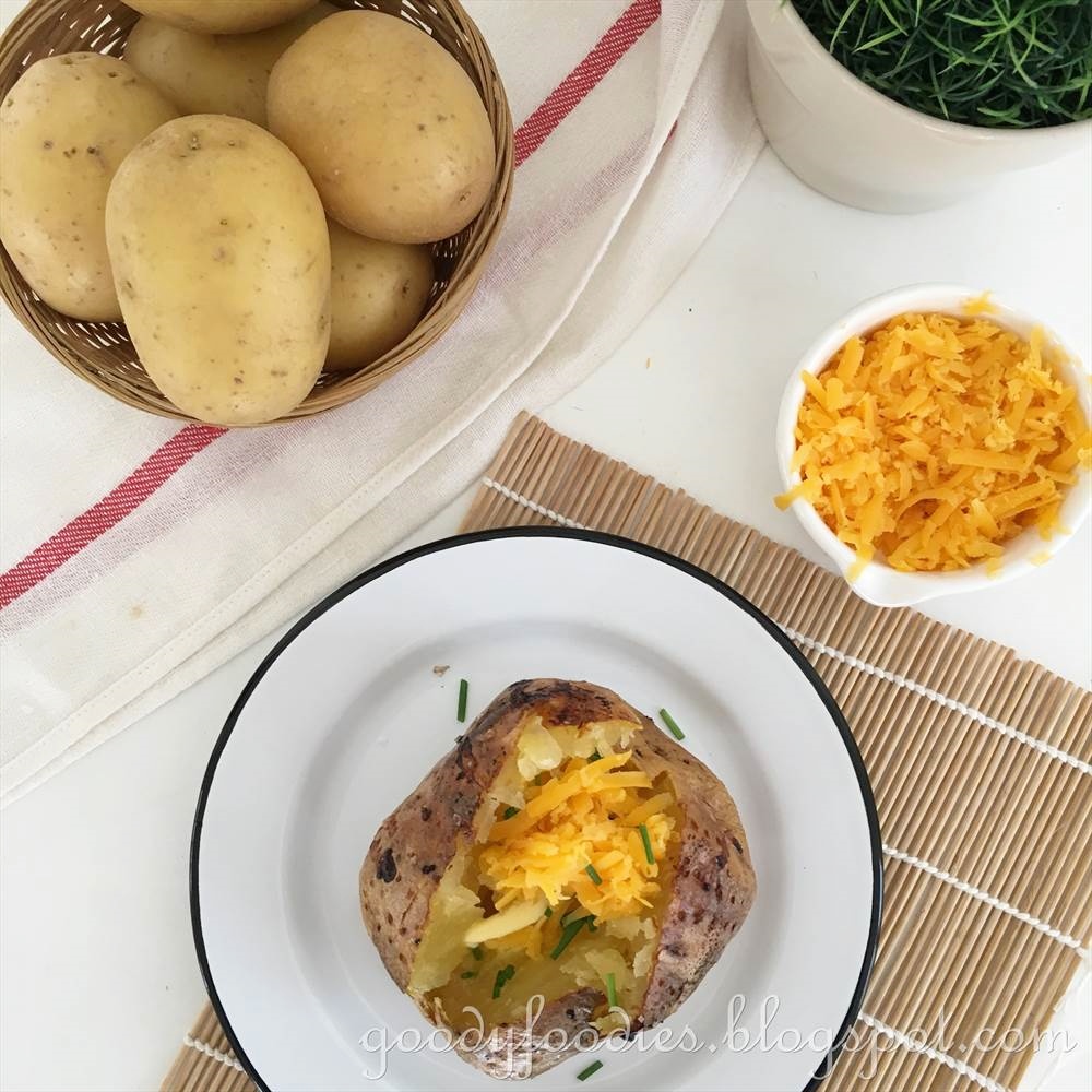 GoodyFoodies How to Cook the Perfect Baked Potato + French Potatoes