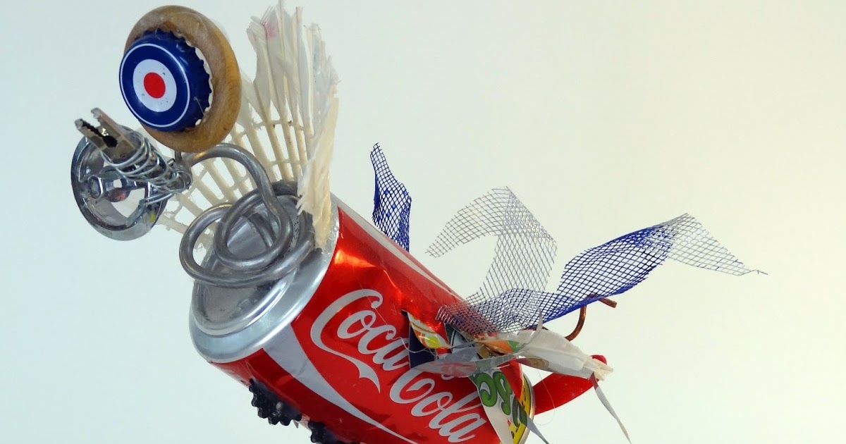 HA!: GCSE Sculpture made from found objects.