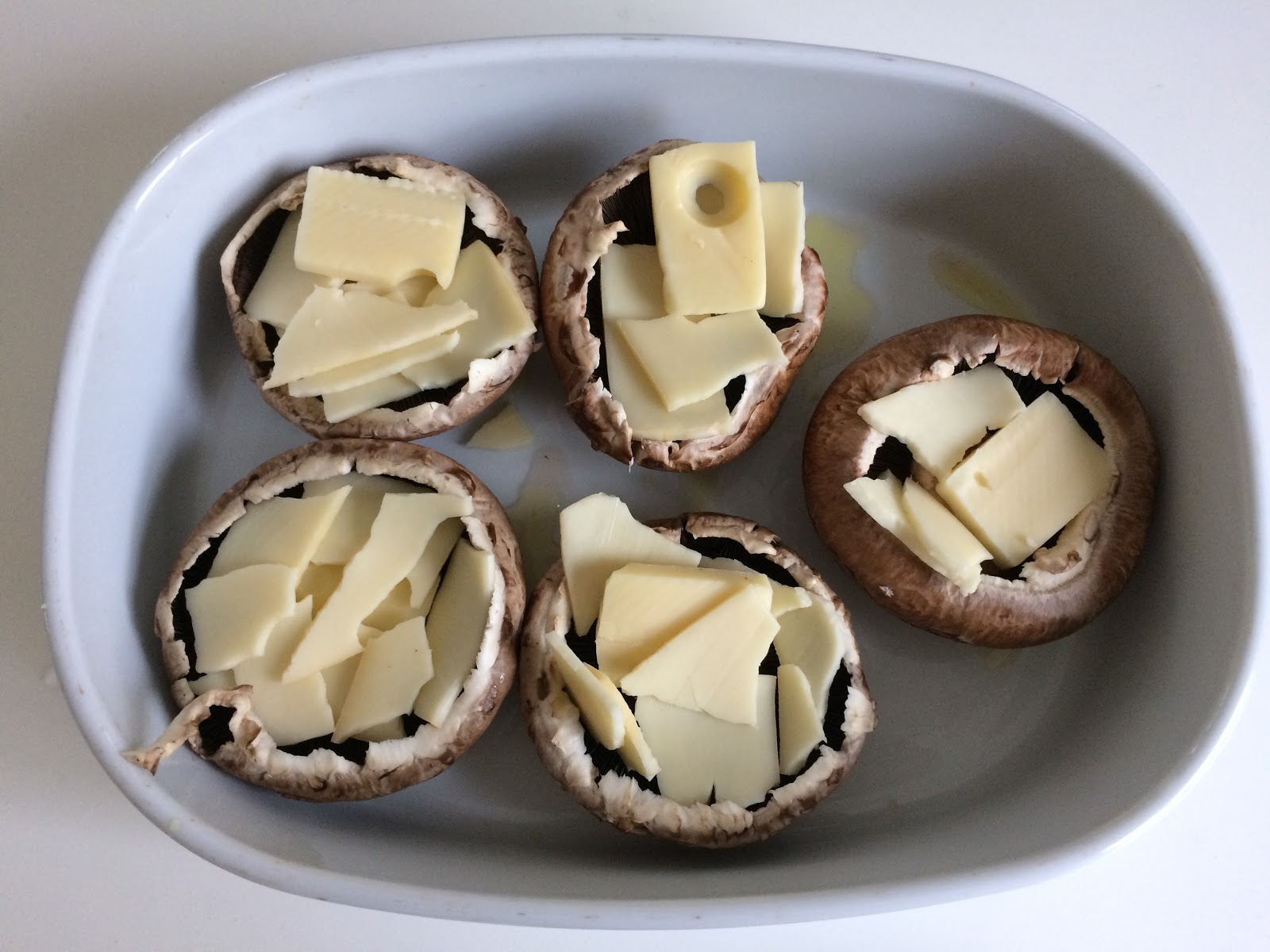 Family FECS OvenBaked Portobello Mushrooms with Cheese