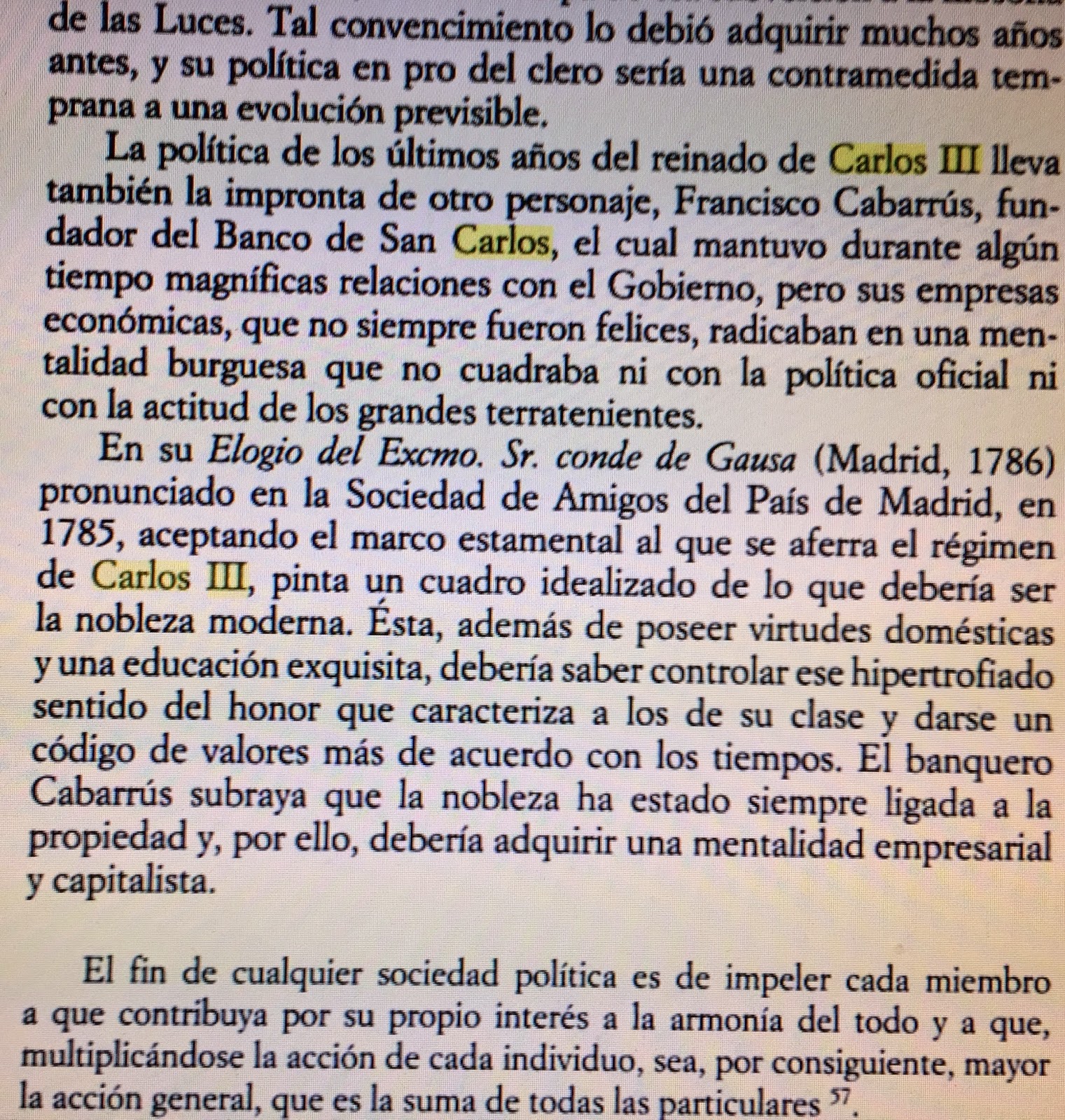 Conti di Panico Francisco de Cabarrus, Conde de Cabarrus, Ministro de