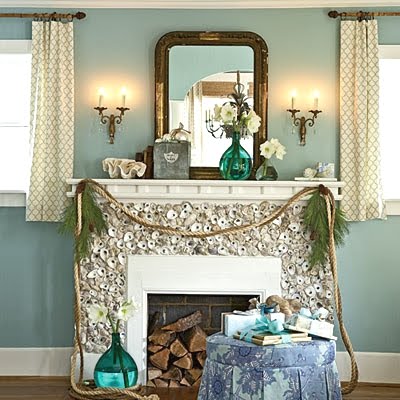 decorative rope for Christmas mantel