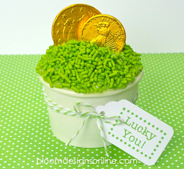 Leprechaun Cups- ice cream treats for St. Patricks Day