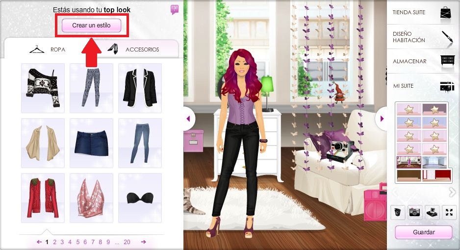 Cosas Grtis Stardoll Academy Crear un estilo para una habitación