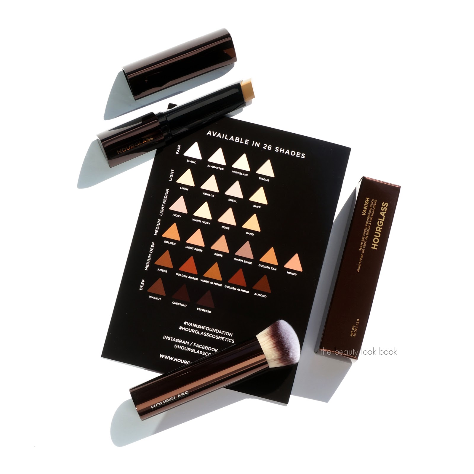 Hourglass Vanish Seamless Finish Foundation Stick and Foundation Brush