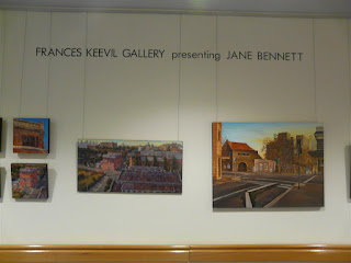 exhibition of plein air oil paintings of Sydney by industrial artist Jane Bennett