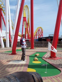 Photo of the Crazy Golf course at Fantasy Island in Ingoldmells