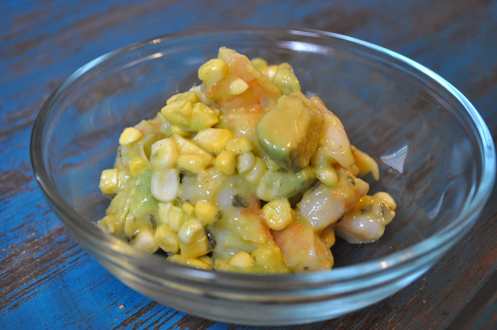Recipe Shrimp, Corn & Avocado Salad The Food Hussy!
