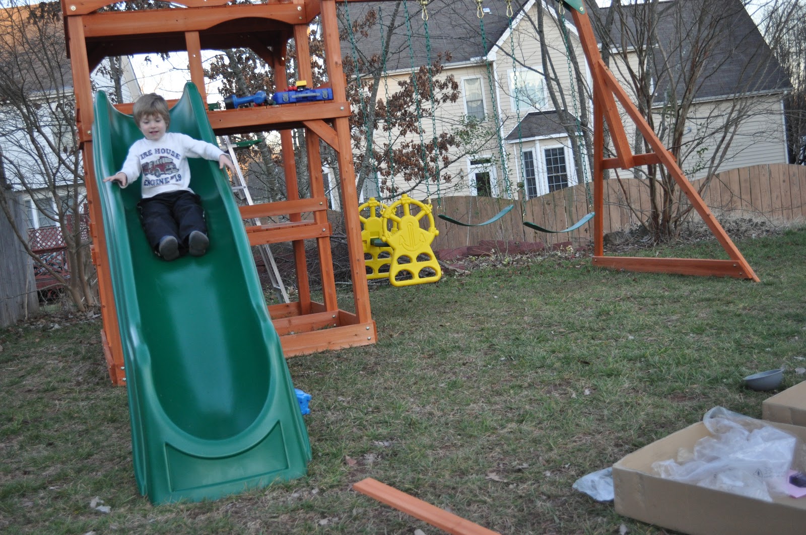 The Hambrick Family How to Build a Swing Set in 7,842 Steps