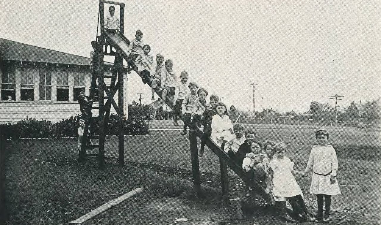 Heroes, Heroines, and History Early 1900 Playground Slides