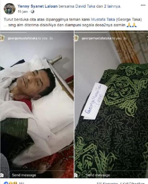 Membahas Profil George Taka Meninggal Terbaru