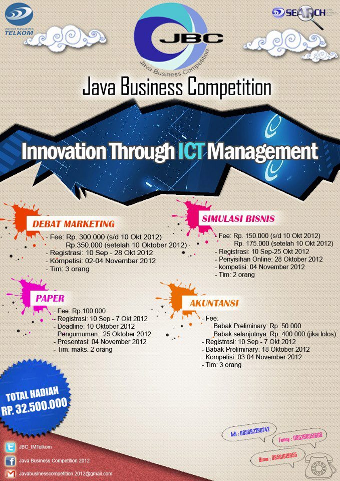Java Business Competition 2012 - INFO LOMBA 2023 TERUPDATE TERPERCAYA