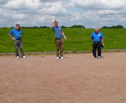 Playing Boules at Luton Petanque Club
