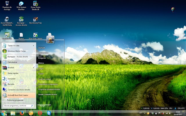 Tema Windows 7 Lucid [Estilo visual con transparencia y claridad]