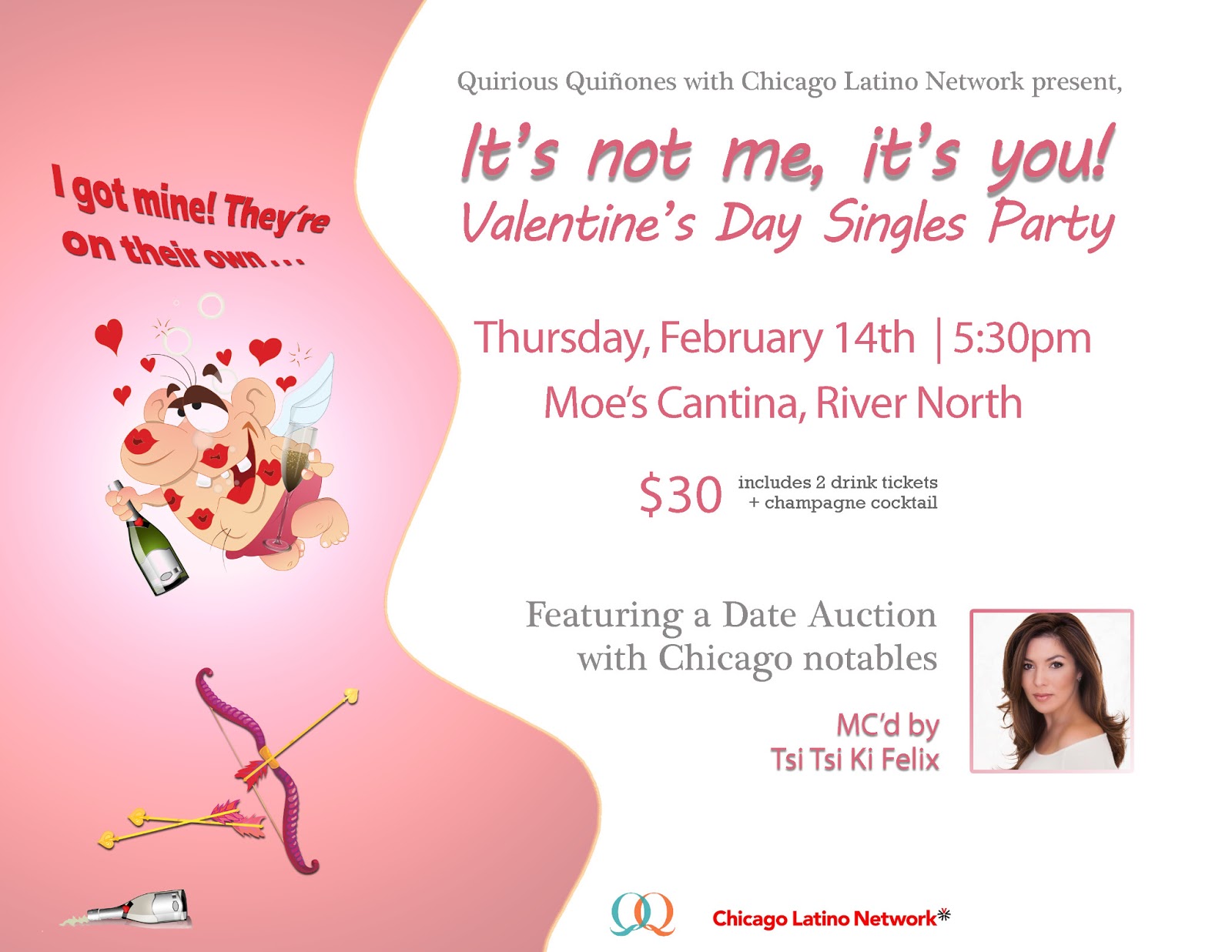 Qurious Quiñones Valentine's Day Singles Party CHICAGO