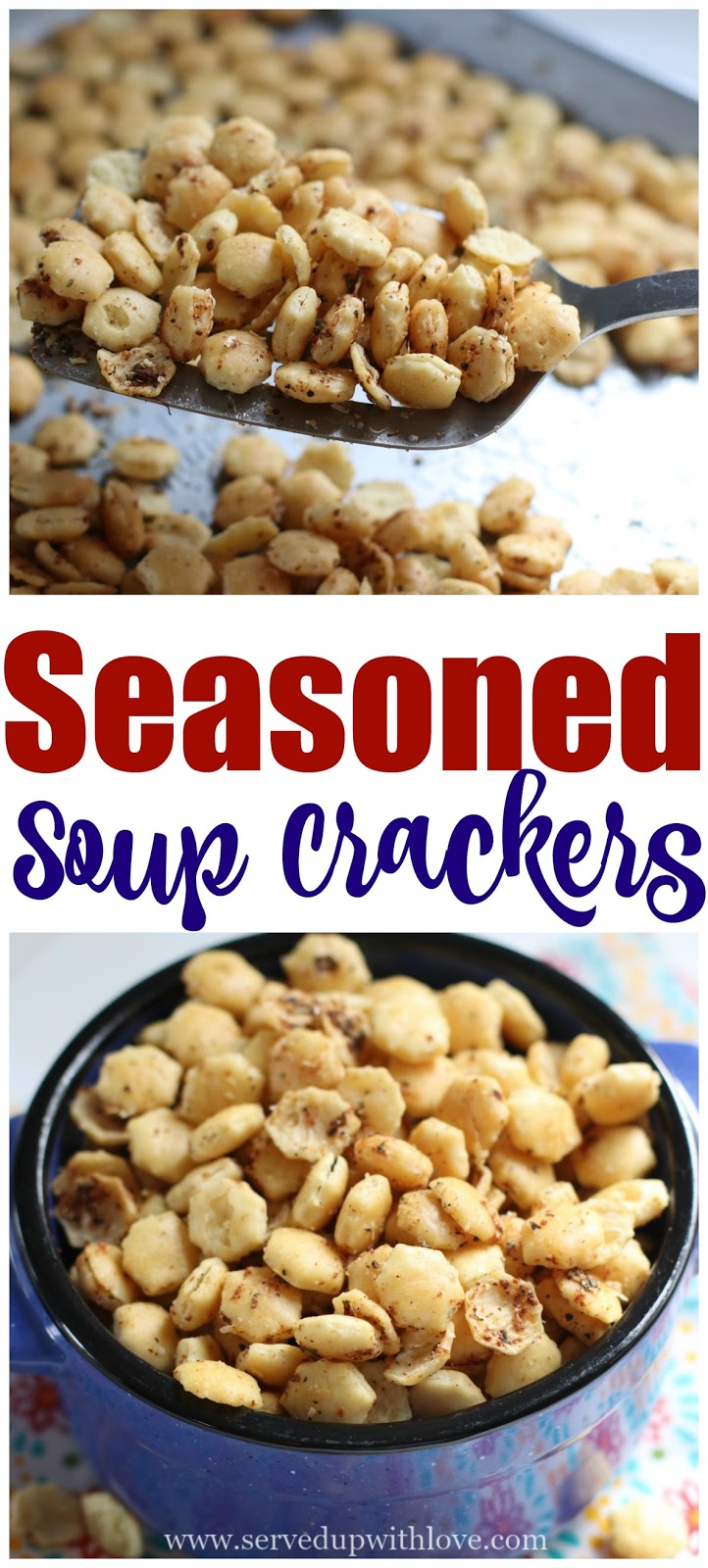 Served Up With Love Seasoned Soup Crackers