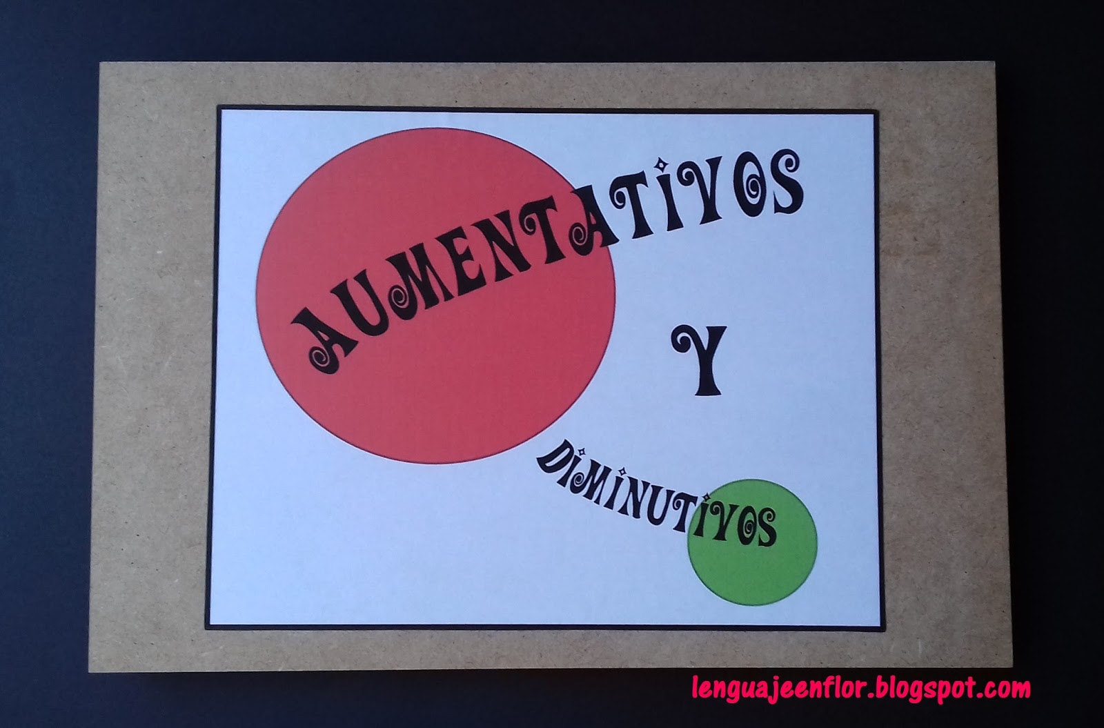 Lenguaje en flor: AUMENTATIVOS Y DIMINUTIVOS