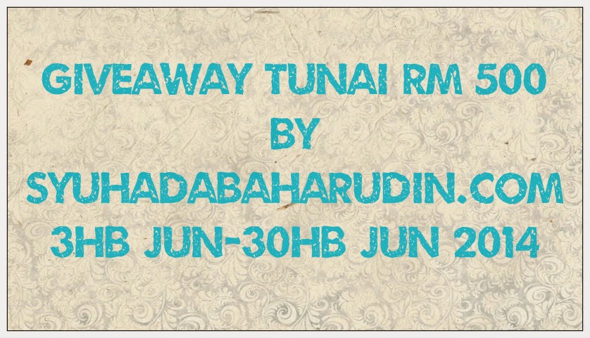 Giveaway, 500, hadiah, arzmoha, gambar cantik