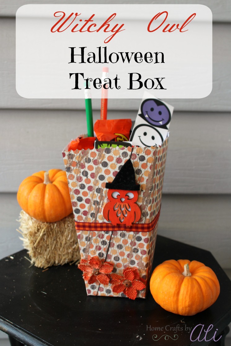 Witchy Owl Halloween Treat Box - Home Crafts by Ali