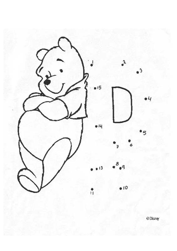 Pooh valentine coloring pages - Pooh