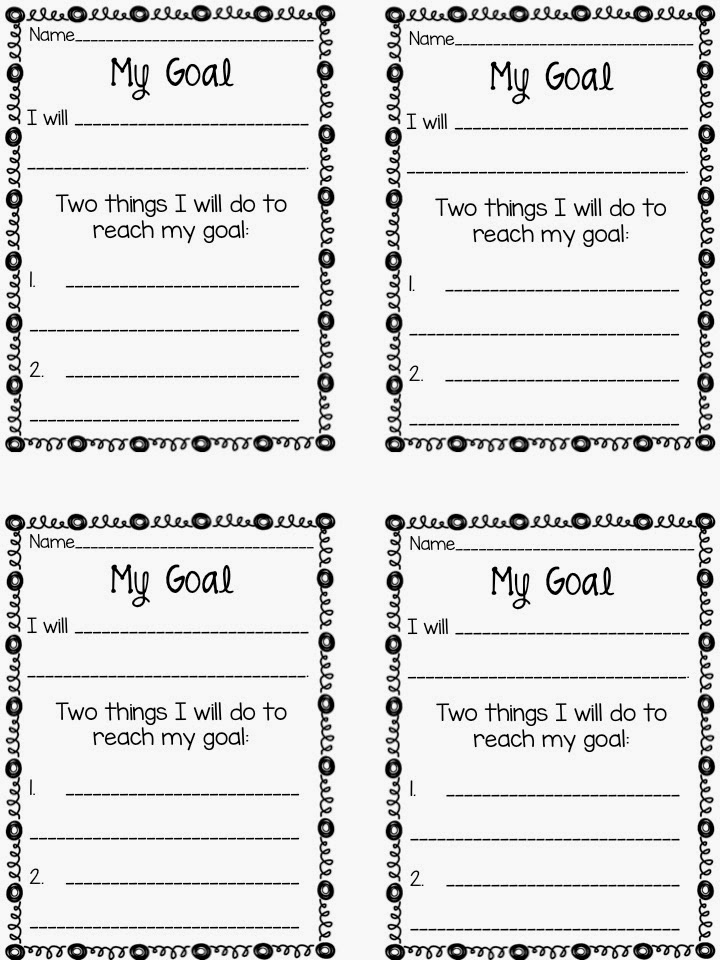 Fifth Grade Freebies: Goal! Helping Students Set and Reach Goals