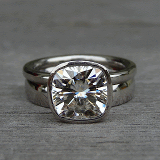 moissanite wedding rings