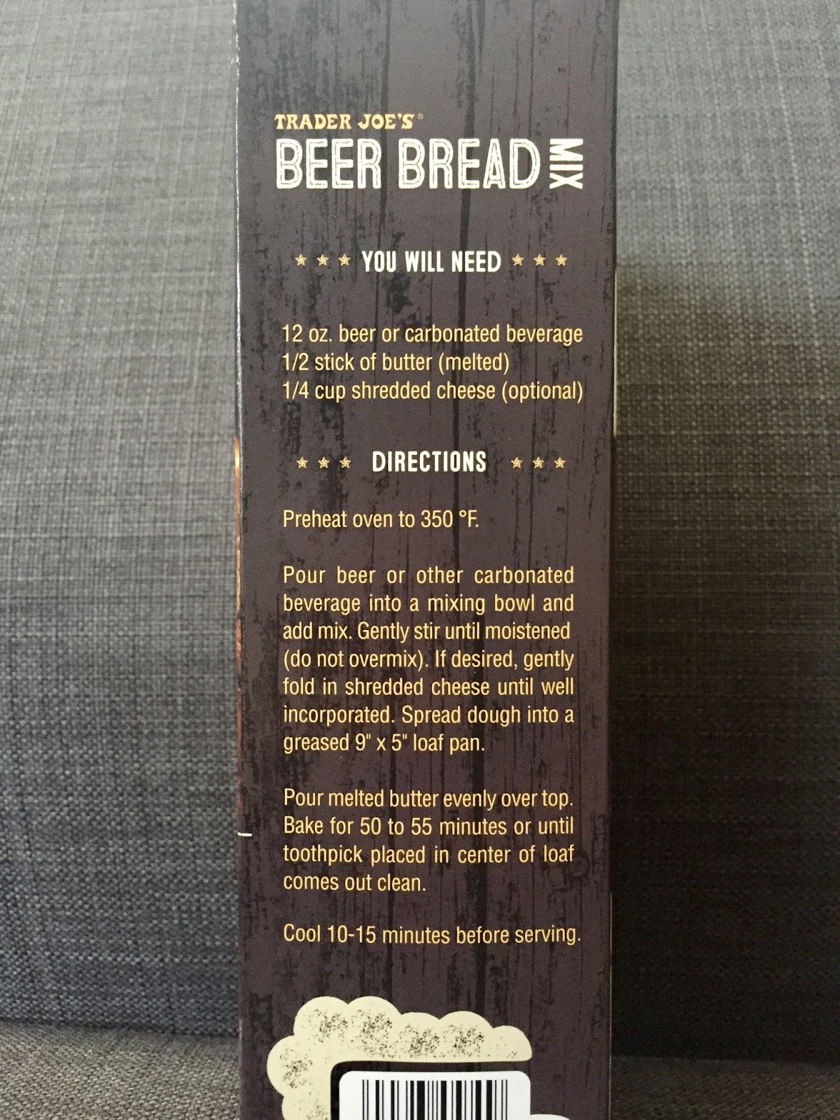 Trader Joe's Beer Bread Mix