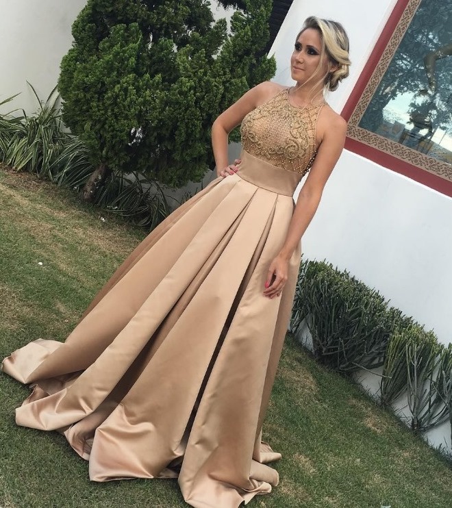 Vestido Festa Plus Plus Size Vestido Dourado Me Da Noiva Vestidos